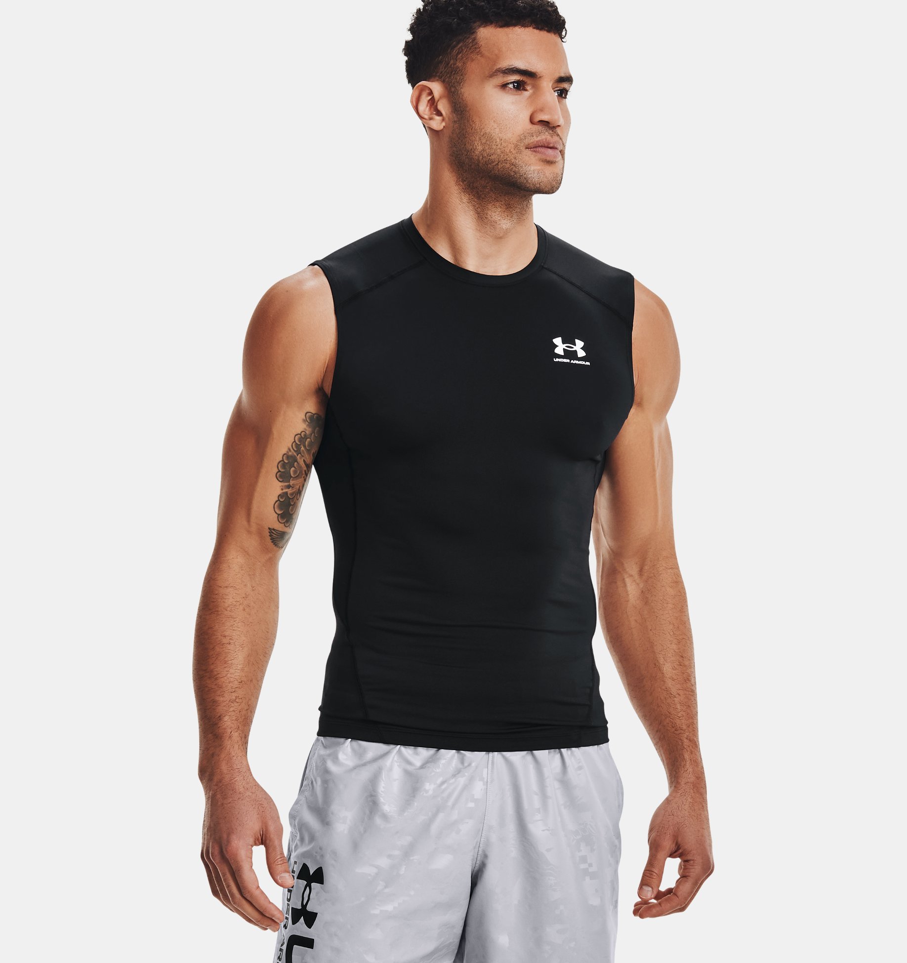 Under Armour Men's HeatGear Compression Sleeveless T-Shirt 